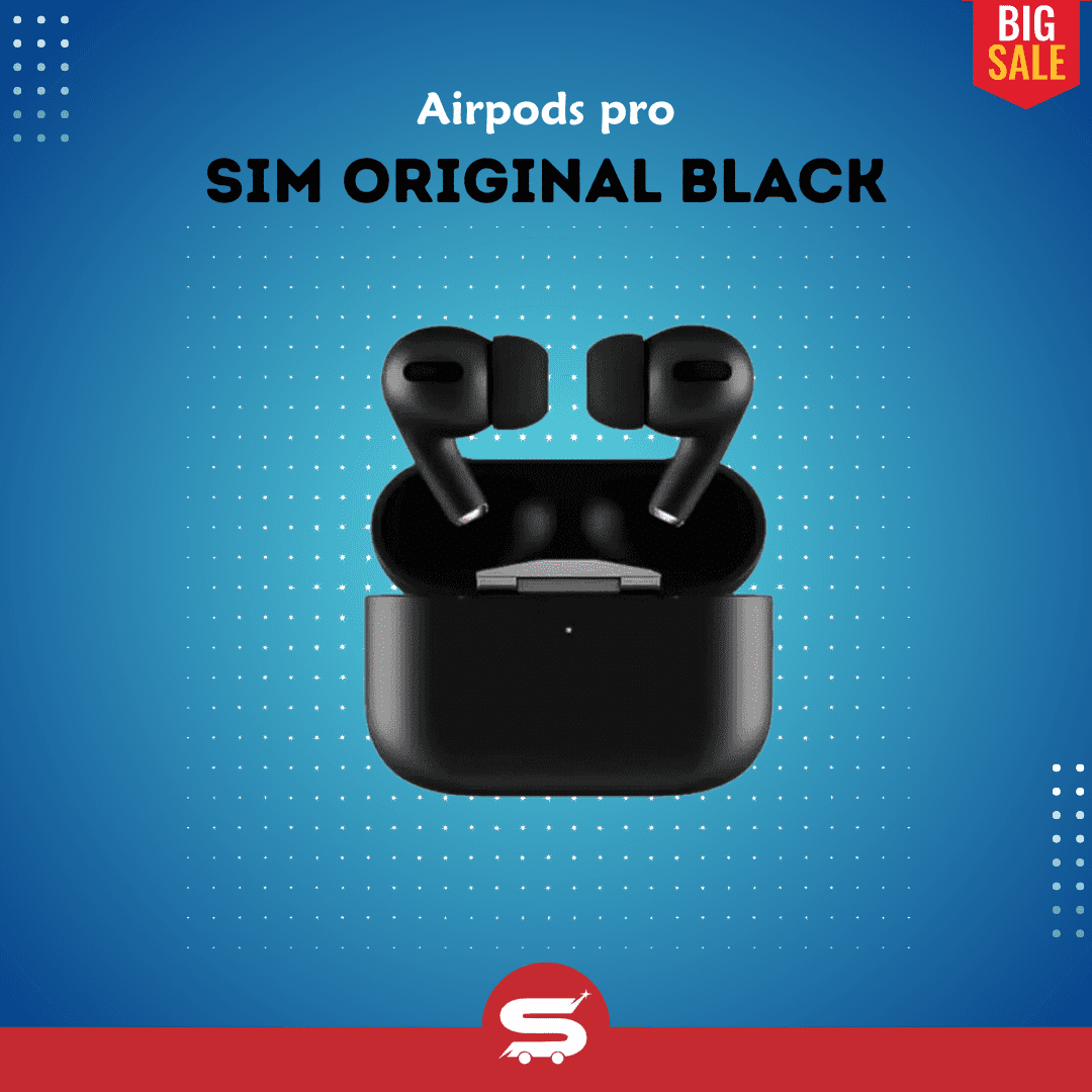 Airpods pro sim original Black